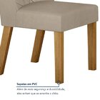 Kit De 4 Cadeiras Para Sala De Jantar Aurora Cinamomo/bege