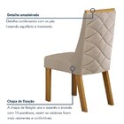 Kit De 4 Cadeiras Para Sala De Jantar Aurora Cinamomo/bege