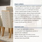 Kit De 4 Cadeiras Para Sala De Jantar Dora Bege