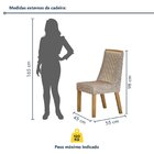 Kit De 4 Cadeiras Para Sala De Jantar Dora Bege