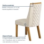 Kit De 4 Cadeiras Para Sala De Jantar Dora Palha