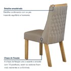 Kit De 4 Cadeiras Para Sala De Jantar Luna Cinamomo/bege