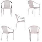 Kit De 4 Cadeiras Toquio 1 Mesa Baixa Colombia Para Área Exte