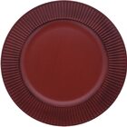 Kit De 6 Sousplat Em Plástico Vermelho Mimo Style