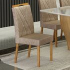 Kit De 8 Cadeiras Para Sala De Jantar Pés Em Madeira Maciça L