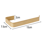 Kit De Acessórios Banheiro 5 Peças Stander 2 Cabides Dourado