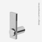 Kit de Acessórios Banheiro Multiuso Patmos 5 Peças Prata Esco