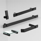 Kit de Acessórios Banheiro Multiuso Patmos 5 Peças Preto Acet