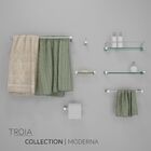 Kit De Acessórios Banheiro Toalheiro Duplo Prátika