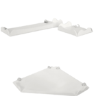 Kit De Acessórios De Banheiro Cantoneira E Prateleiras De Par