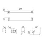 Kit De Acessórios Docol Trip 90021001006 Cromado