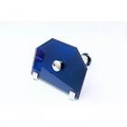 Kit De Acessórios P/ Banheiro 5 Pçs Em Vidro Azul Marine