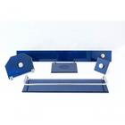 Kit De Acessórios P/ Banheiro 5 Pçs Em Vidro Azul Marine