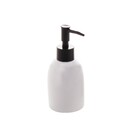 Kit de Acessórios para Bancada de Banheiro 3 Peças Cerâmica Preto Olds Lyor