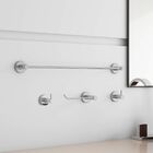 Kit De Acessórios Para Banheiro 4 Peças Escovado Atenas