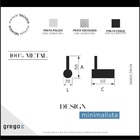 Kit De Acessórios Para Banheiro 4 Peças Preto Fosco Luxo 554L