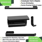 Kit De Acessórios Para Banheiro 4 Peças Preto Un.zmt