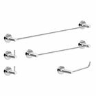 Kit De Acessórios Para Banheiro 5 Peças Alto Brilho Atenas