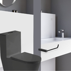 Kit De Acessórios Para Banheiro 5 Peças Metal Preto Fosco Tro