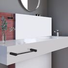 Kit De Acessórios Para Banheiro 5 Peças Metal Preto Fosco Tro