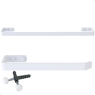 Kit De Acessórios Para Banheiro 6 Peças Branco Un.plus