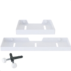 Kit De Acessórios Para Banheiro 6 Peças Branco Un.plus