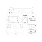 Kit De Acessórios Para Banheiro 6 Peças Inox Square Sq12201 D