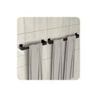 Kit De Acessórios Para Banheiro 7 Peças Preto Elg