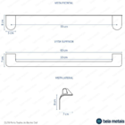 Kit De Acessórios Para Banheiro (Dalí Prata)