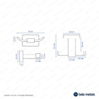 Kit De Acessórios Para Banheiro (mondrian Cromado)