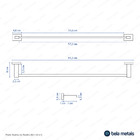 Kit De Acessórios Para Banheiro (mondrian Preta)