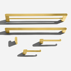 Kit De Acessórios Para Banheiro (picasso Dourado Fosco)