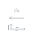 Kit De Acessórios Para Banheiro (tarsila Dourado Fosco)