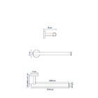 Kit De Acessórios Para Banheiro (tarsila Grafite Fosco)