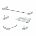 Kit de Acessórios Para Banheiro Aço Inox 5 Peças 302VIP