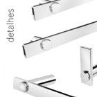 Kit de Acessórios Para Banheiro Alto Brilho 2 Peças 2010pm Gr