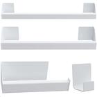 Kit De Acessórios Para Banheiro Branco 4 Pcs Master Slim Df