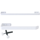 Kit De Acessórios Para Banheiro Branco 4 Peças Max