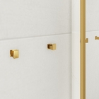 Kit De Acessórios Para Banheiro Com 3 Peças Em Aço Inox Doura