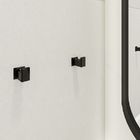 Kit De Acessórios Para Banheiro Com 3 Peças Em Aço Inox Preto