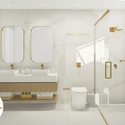 Kit De Acessórios Para Banheiro Com 4 Peças Em Aço Inox Doura