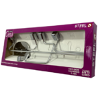 Kit De Acessórios Para Banheiro Com 5 Peças Steel Design