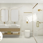 Kit De Acessórios Para Banheiro Com 6 Peças Em Aço Inox Doura