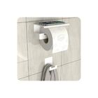 Kit De Acessórios Para Banheiro Com Adesivo 7 Pcs Branco Elg