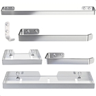 Kit De Acessórios Para Banheiro Cromado 6 Peças