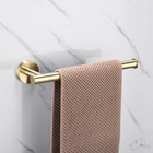 Kit de Acessórios Para Banheiro Dourado Escovado Aço Inox 5 P