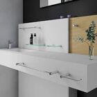 Kit De Acessórios Para Banheiro Duplo Prata 5 Peças Orion