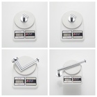 Kit De Acessórios Para Banheiro Lavabo 4 Peças Latão Cromado