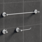 Kit De Acessórios Para Banheiro Lavabo Escovado Atenas