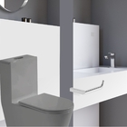 Kit De Acessórios Para Banheiro Lavabo Metal Escovado Troia